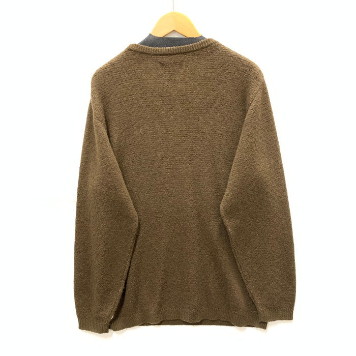 【中古品】【メンズ】 WESTRIDE ウエストライド BACKGAMMON CREW KNIT ニット セーター トップス ブランド 古着 145-251012-gm-18-fuz サイズ：XL カラー：ブラウン 万代Net店