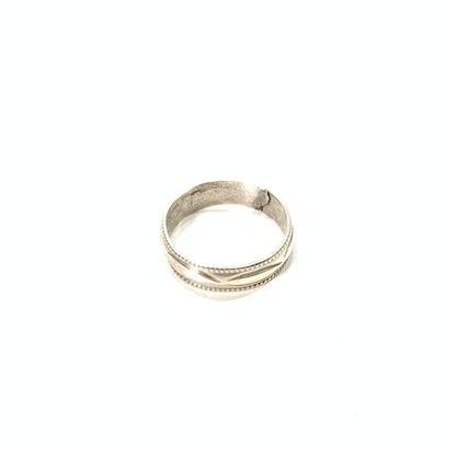 【中古品】【メンズ】 NAVAJO ナバホ ROSE CASTILLO チゼルリング SILVER 925 指輪 アクセサリー 192-260308-gm-23-fuz サイズ：18号 カラー：シルバー 18号 万代Net店