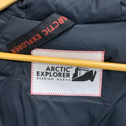 【中古品】【メンズ】 ARCTIC EXPLORER CHILL 1110121 ファー付きダウンジャケット アウター ブランド 古着 144-250518-gm-25-fuz サイズ：S カラー：レッド 万代Net店