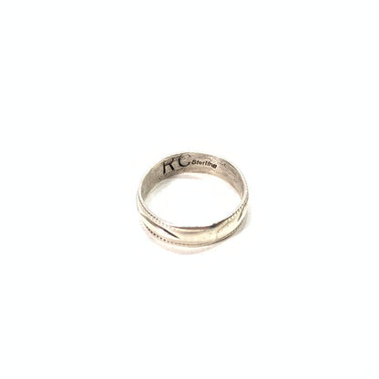 【中古品】【メンズ】 NAVAJO ナバホ ROSE CASTILLO チゼルリング SILVER 925 指輪 アクセサリー 192-260308-gm-23-fuz サイズ：18号 カラー：シルバー 18号 万代Net店