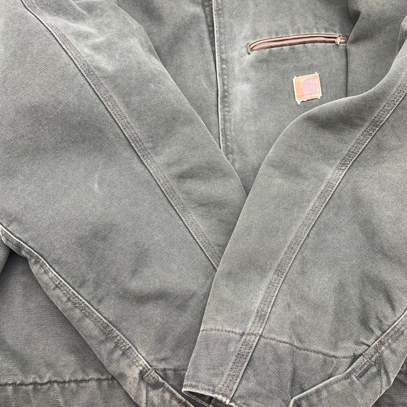 【中古品】【メンズ】 Carhartt カーハート J97 MOS DETROIT JACKET デトロイトジャケット アウター ブランド 古着 2004年製 145-260418-gm-33-fuz サイズ：3XL カラー：モスグリーン 万代Net店