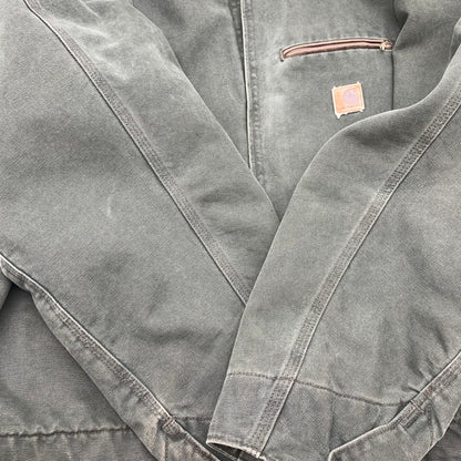 【中古品】【メンズ】 Carhartt カーハート J97 MOS DETROIT JACKET デトロイトジャケット アウター ブランド 古着 2004年製 145-260418-gm-33-fuz サイズ：3XL カラー：モスグリーン 万代Net店