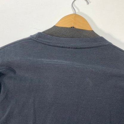 【中古品】【メンズ】 NIKE ナイキ 90s 銀タグ 長袖Tシャツ ブランド 古着 148-260308-gm-12-fuz サイズ：L カラー：ブラック 万代Net店