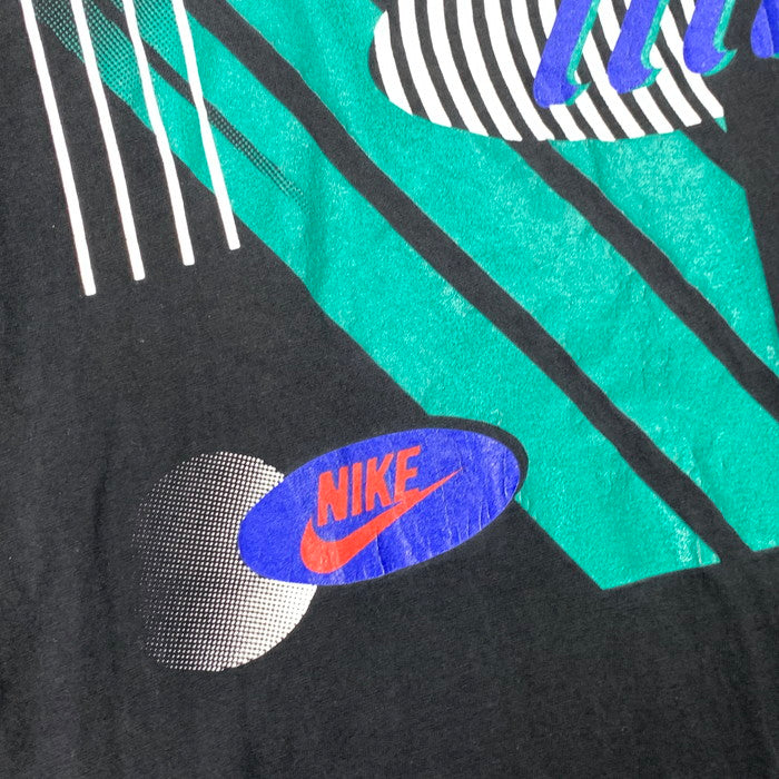 【中古品】【メンズ】 NIKE ナイキ 90s 銀タグ 長袖Tシャツ ブランド 古着 148-260308-gm-12-fuz サイズ：L カラー：ブラック 万代Net店
