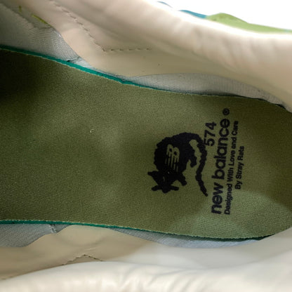【中古美品】【メンズ】 NEW BALANCE ニューバランス STRAY RATS ML574RAU スニーカー 162-251206-gm-23-fuz サイズ：26.5cm カラー：グリーン 万代Net店