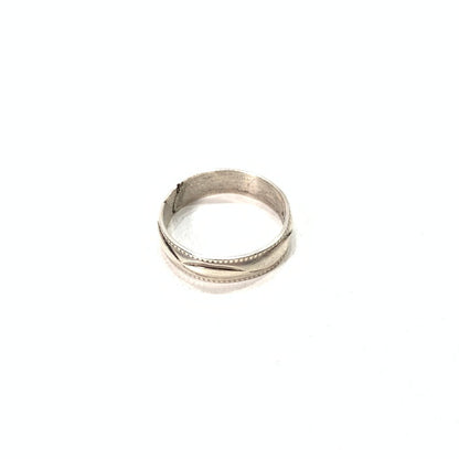 【中古品】【メンズ】 NAVAJO ナバホ ROSE CASTILLO チゼルリング SILVER 925 指輪 アクセサリー 192-260308-gm-23-fuz サイズ：18号 カラー：シルバー 18号 万代Net店