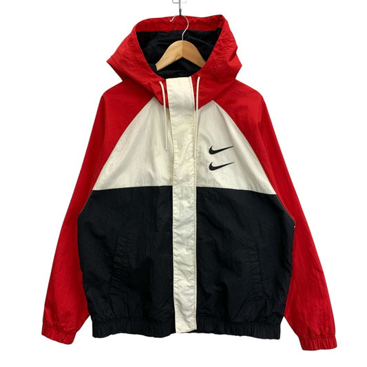 【中古品】【メンズ】 NIKE ナイキ CJ4889-657 SWOOSH HOODY WOVEN JACKET ウーブンジャケット ナイロンジャケット アウター ブランド 古着 148-260308-gm-13-fuz サイズ：XXL カラー：マルチカラー 万代Net店