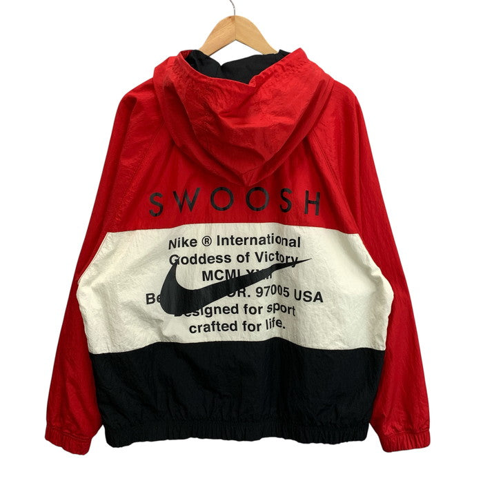 【中古品】【メンズ】 NIKE ナイキ CJ4889-657 SWOOSH HOODY WOVEN JACKET ウーブンジャケット ナイロンジャケット アウター ブランド 古着 148-260308-gm-13-fuz サイズ：XXL カラー：マルチカラー 万代Net店