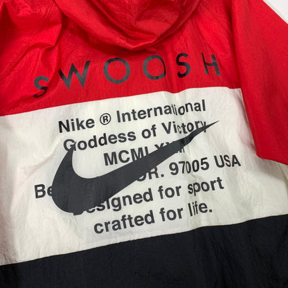 【中古品】【メンズ】 NIKE ナイキ CJ4889-657 SWOOSH HOODY WOVEN JACKET ウーブンジャケット ナイロンジャケット アウター ブランド 古着 148-260308-gm-13-fuz サイズ：XXL カラー：マルチカラー 万代Net店