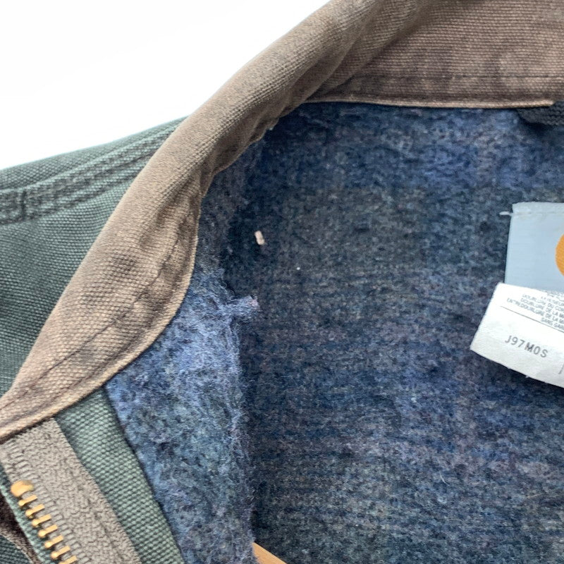 【中古品】【メンズ】 Carhartt カーハート J97 MOS DETROIT JACKET デトロイトジャケット アウター ブランド 古着 2004年製 145-260418-gm-33-fuz サイズ：3XL カラー：モスグリーン 万代Net店