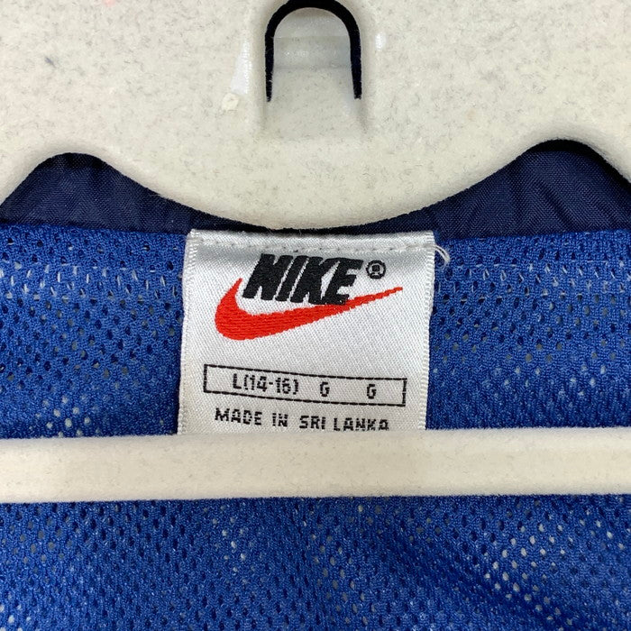 【中古品】【メンズ】 NIKE ナイキ NYLON JACKET ナイロンジャケット アウター ブランド 古着 144-260308-gm-16-fuz サイズ：L カラー：ブルー 万代Net店