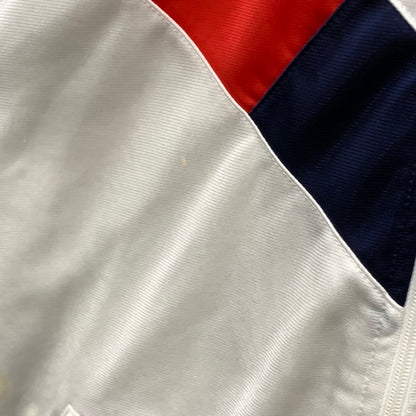 【中古品】【メンズ】 adidas アディダス 80s トラックジャケット アウター ブランド 古着 148-250607-gm-32-fuz サイズ：XL カラー：ホワイト ネイビー 万代Net店