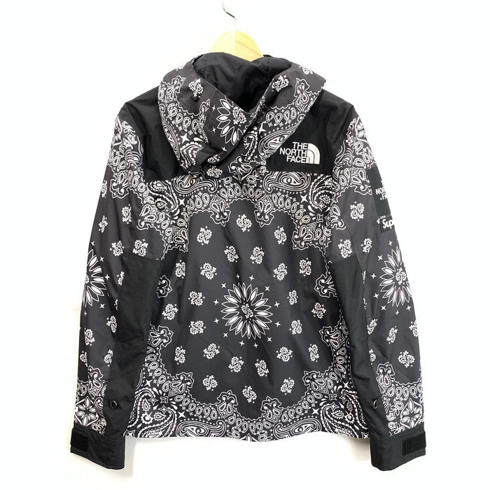 【中古品】【メンズ】 Supreme シュプリーム THE NORTH FACE NP514001 BANDANA MOUNTAIN JACKET マウンテンジャケット ブランド 古着 149-251214-gm-31-fuz サイズ：S カラー：ブラック 万代Net店