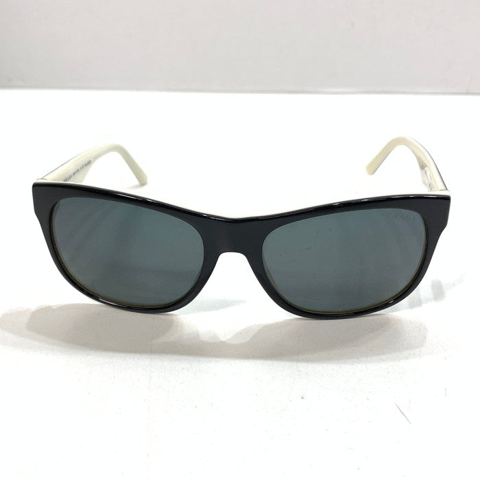 【中古品】【メンズ/レディース】 PRADA プラダ SPR24L サングラス 183-251213-gm-09-fuz カラー：ブラック ホワイト 万代Net店