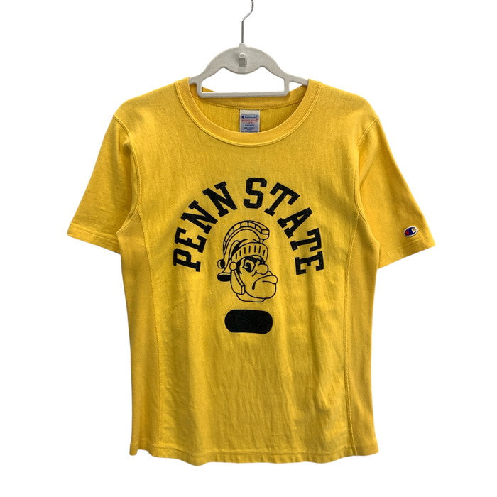 【中古品】【メンズ】 Champion チャンピオン リバースウィーブ 半袖Tシャツ カットソー ブランド 古着 148-260308-gm-20-fuz サイズ：M カラー：イエロー 万代Net店