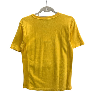 【中古品】【メンズ】 Champion チャンピオン リバースウィーブ 半袖Tシャツ カットソー ブランド 古着 148-260308-gm-20-fuz サイズ：M カラー：イエロー 万代Net店