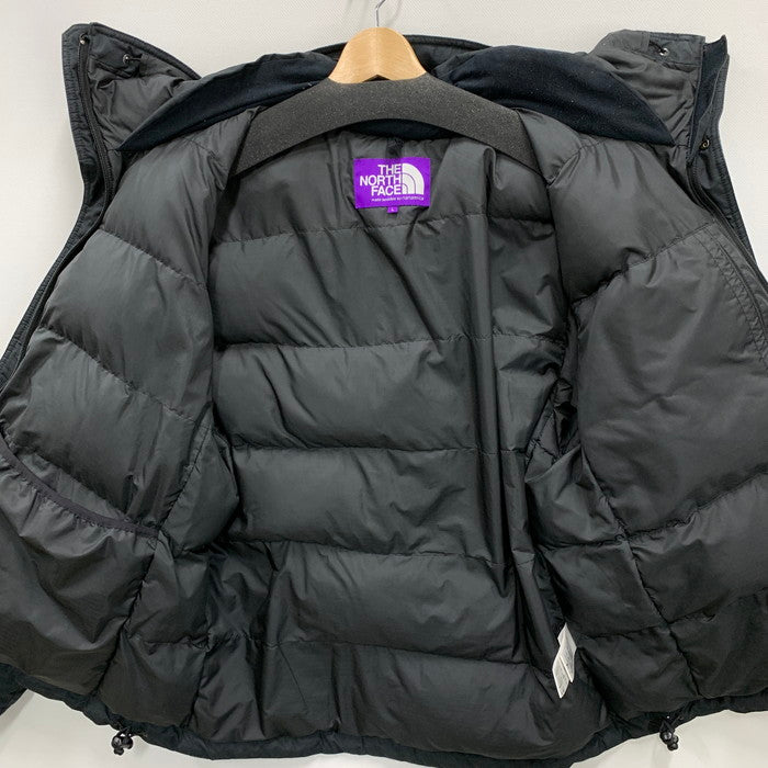【中古品】【メンズ】 THE NORTH FACE PURPLE LABEL ザノースフェイスパープルレーベル ND2266N LIGHTWEIGHT TWILL MOUNTAIN SHORT DOWN PARK ダウンジャケット 144-251005-gm-32-fuz サイズ：L カラー：ブラック 万代Net店