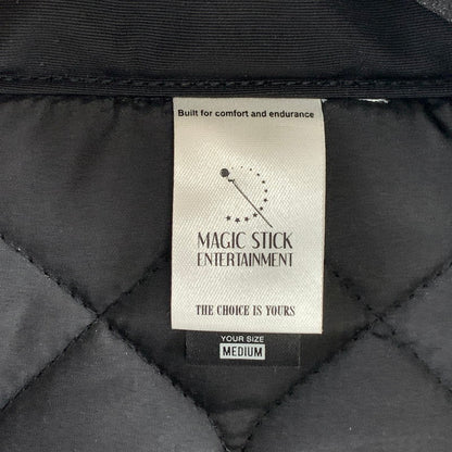 【中古品】【メンズ】 MAGIC STICK マジックスティック ファイヤーファイタージャケット 中綿ジャケット アウター ブランド 古着 142-260418-gm-34-fuz サイズ：M カラー：ブラック 万代Net店