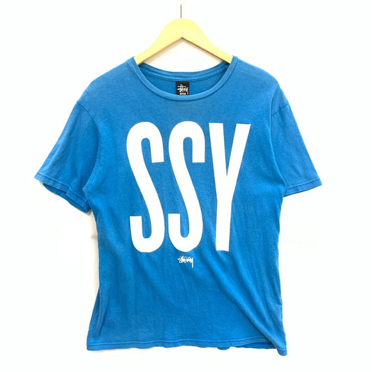 【中古品】【メンズ】 STUSSY ステューシー 半袖Tシャツ カットソー トップス ブランド 古着 142-250615-gm-36-fuz サイズ：M カラー：ブルー 万代Net店