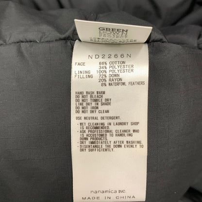 【中古品】【メンズ】 THE NORTH FACE PURPLE LABEL ザノースフェイスパープルレーベル ND2266N LIGHTWEIGHT TWILL MOUNTAIN SHORT DOWN PARK ダウンジャケット 144-251005-gm-32-fuz サイズ：L カラー：ブラック 万代Net店