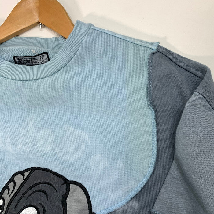 【中古美品】【メンズ】 GALFY ツギハギスウェット ブランド 古着 142-251214-gm-34-fuz サイズ：大型犬(XL) カラー：ブルー 万代Net店