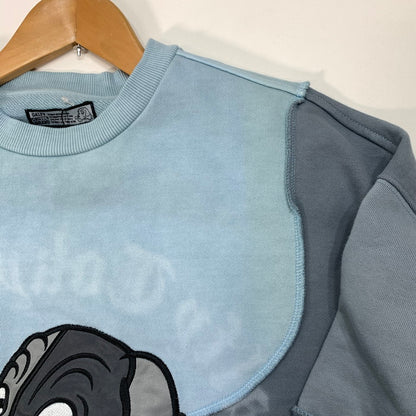 【中古美品】【メンズ】 GALFY ツギハギスウェット ブランド 古着 142-251214-gm-34-fuz サイズ：大型犬(XL) カラー：ブルー 万代Net店