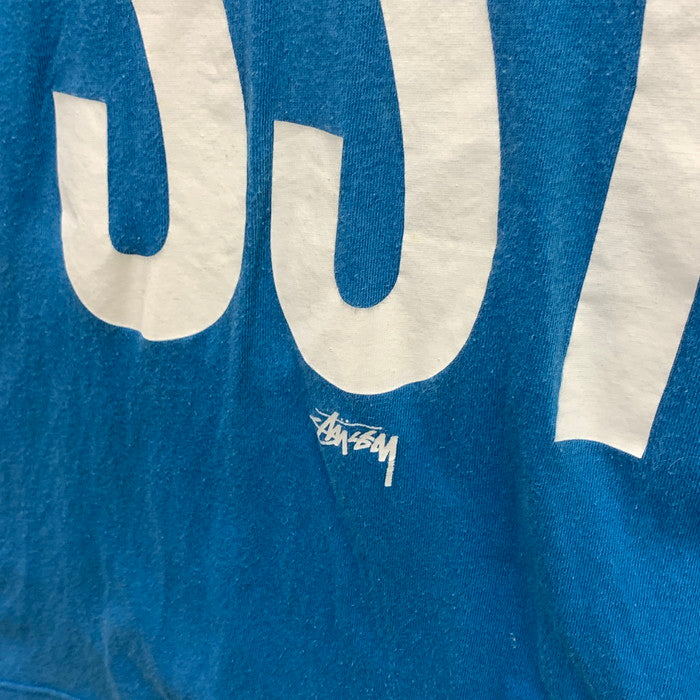 【中古品】【メンズ】 STUSSY ステューシー 半袖Tシャツ カットソー トップス ブランド 古着 142-250615-gm-36-fuz サイズ：M カラー：ブルー 万代Net店