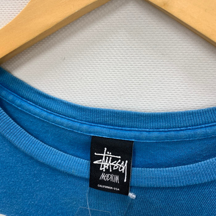 【中古品】【メンズ】 STUSSY ステューシー 半袖Tシャツ カットソー トップス ブランド 古着 142-250615-gm-36-fuz サイズ：M カラー：ブルー 万代Net店