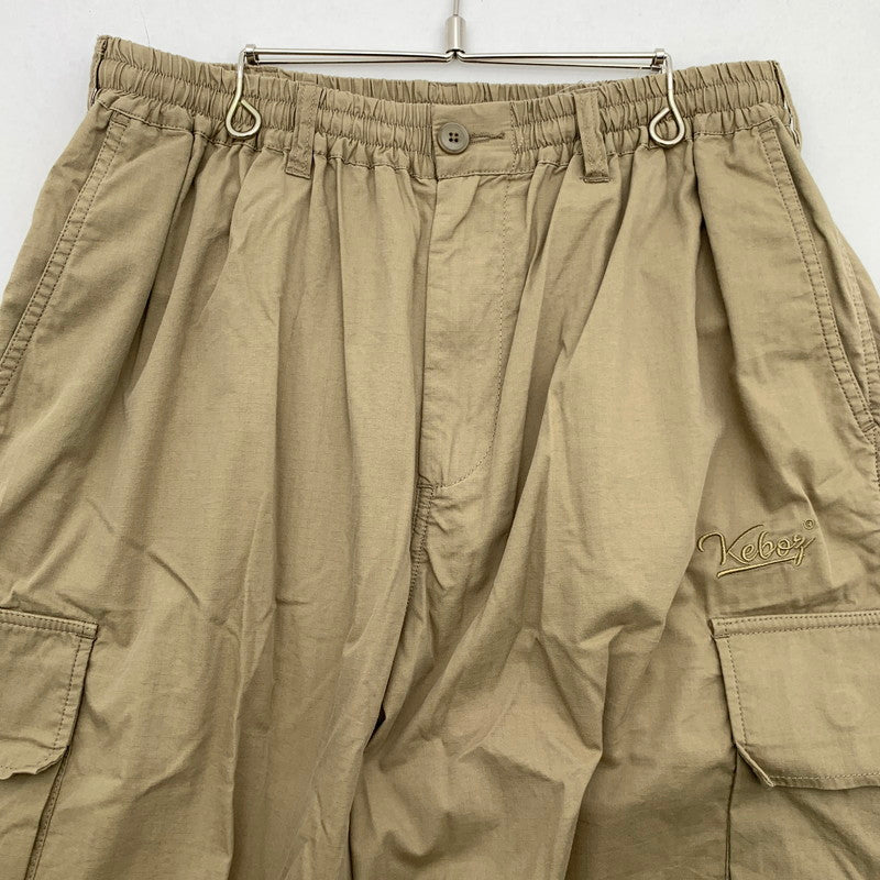【中古品】【メンズ】 KEBOZ ケボズ カーゴパンツ ボトムス ブランド 古着 153-260418-gm-31-fuz サイズ：XL カラー：ベージュ 万代Net店