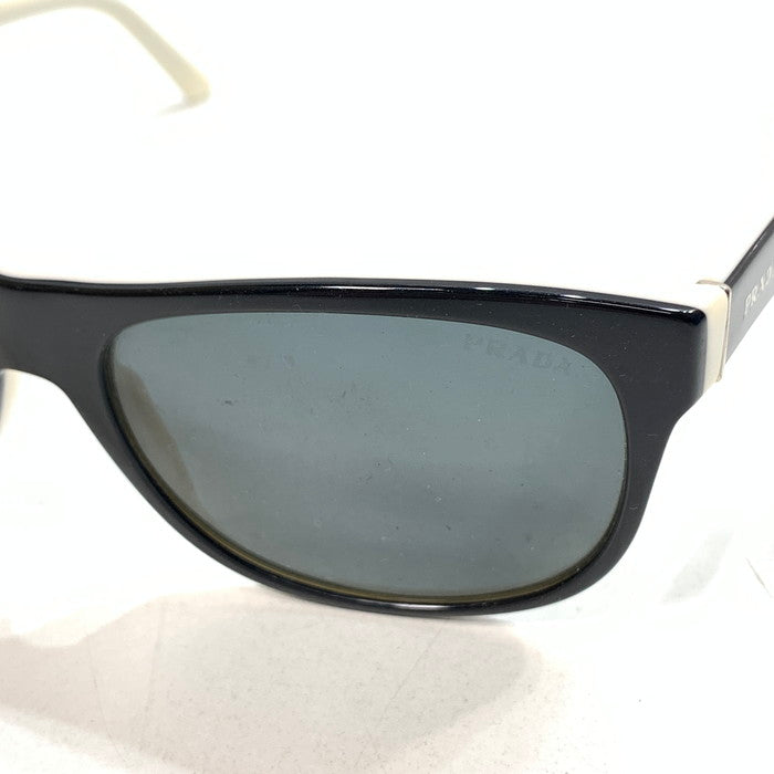 【中古品】【メンズ/レディース】 PRADA プラダ SPR24L サングラス 183-251213-gm-09-fuz カラー：ブラック ホワイト 万代Net店