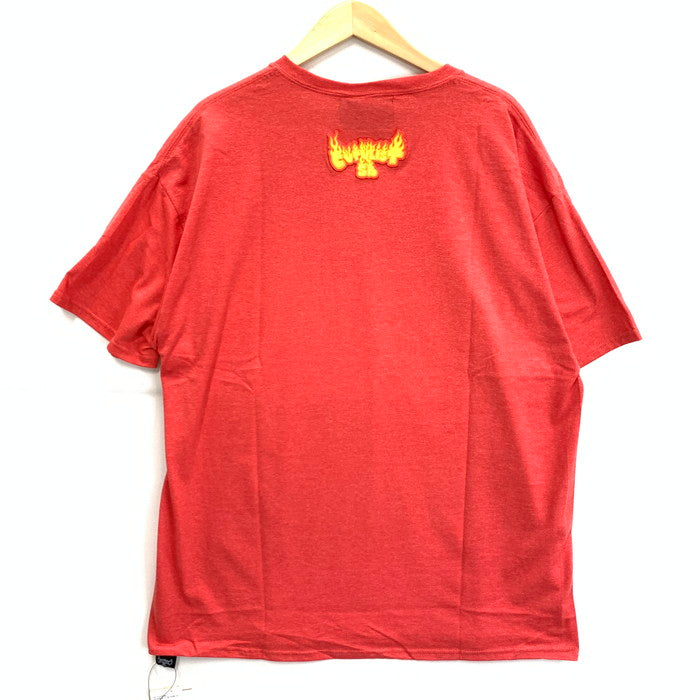 【中古品】【メンズ】 CVTVLIST TO THE FUTURE TEE 半袖Tシャツ カットソー トップス ブランド 古着 142-250524-gm-40-fuz サイズ：1 カラー：レッド 万代Net店