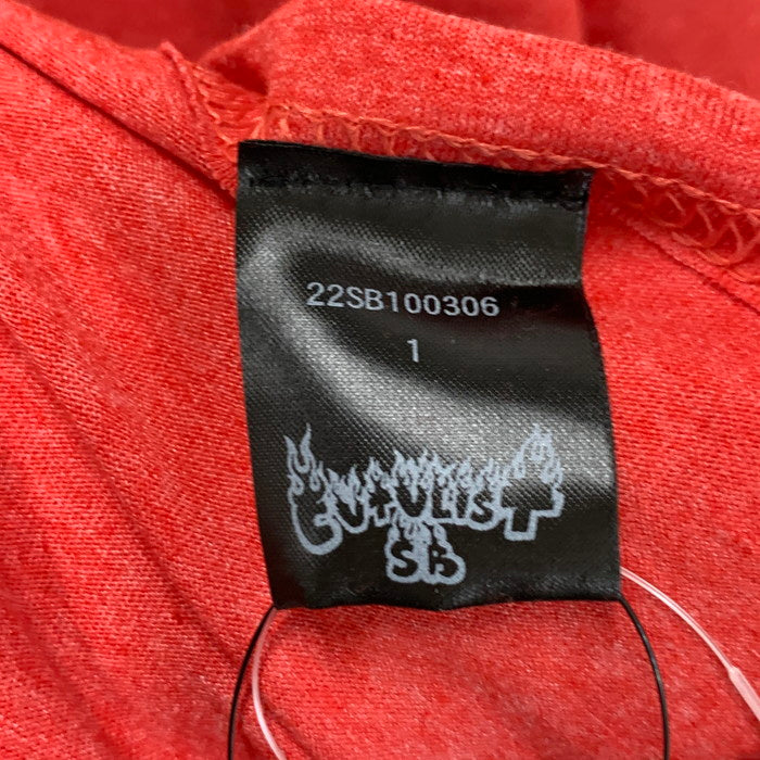 【中古品】【メンズ】 CVTVLIST TO THE FUTURE TEE 半袖Tシャツ カットソー トップス ブランド 古着 142-250524-gm-40-fuz サイズ：1 カラー：レッド 万代Net店