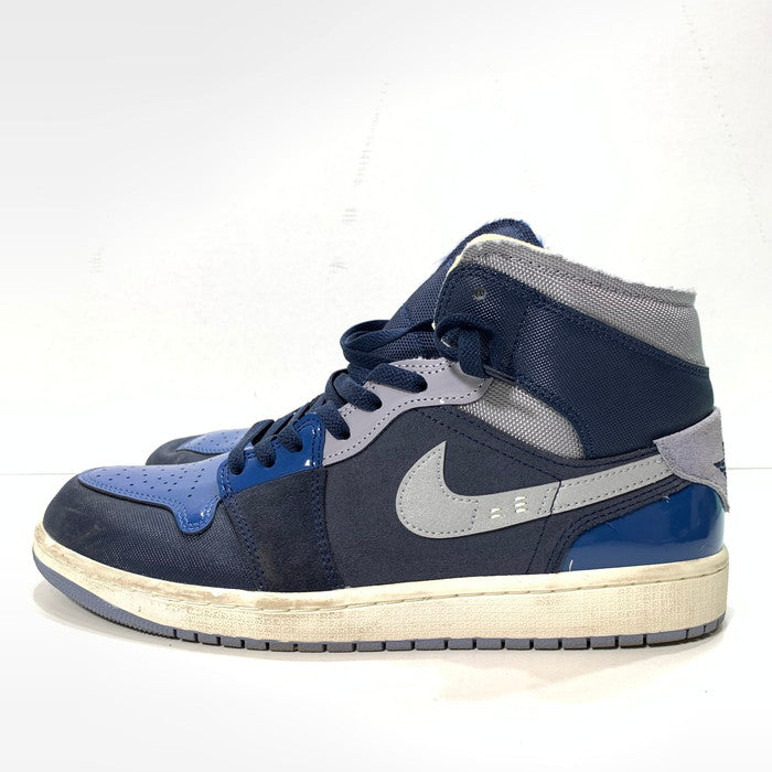 【中古品】【メンズ】 NIKE ナイキ DR8868-400 AIR JORDAN 1 MID SE CRAFT OBSIDIAN エアジョーダン ミッド スニーカー 160-250510-gm-17-fuz サイズ：28.5cm カラー：ネイビー 万代Net店