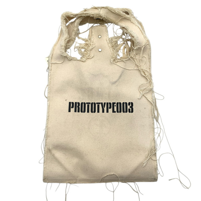 【中古品】【メンズ】 FAF FAKE AS FLOWERS HARD BAG PROTOTYPE003 トードバッグ ブランド カバン キャンバス 188-260412-gm-31-fuz カラー：アイボリー 万代Net店