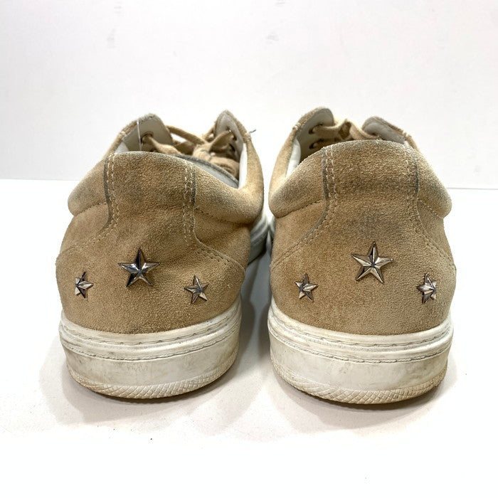 【中古品】【メンズ】 ジミーチュウ スウェードローカットスニーカー シューズ 靴 162-250727-gm-10-fuz サイズ：42 カラー：ベージュ 万代Net店