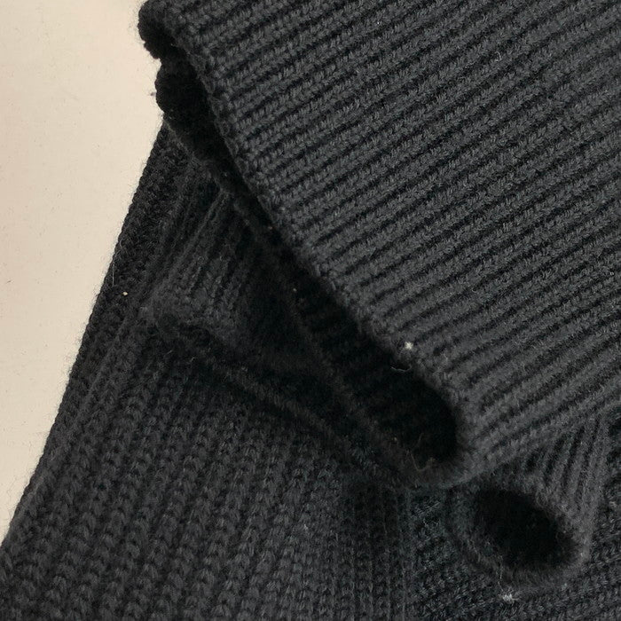 【中古品】【メンズ】 MONCLER モンクレール H20939B00026 CARDIGAN TRICOT ジップアップカーディガン ダウンジャケット ブランド 古着 141-251214-gm-38-fuz サイズ：M カラー：ブラック 万代Net店