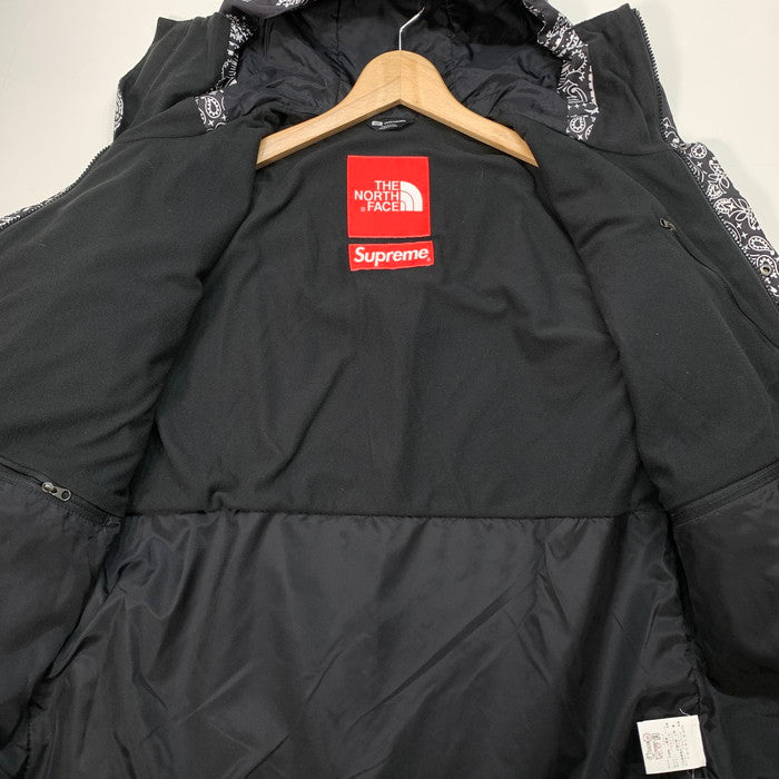 【中古品】【メンズ】 Supreme シュプリーム THE NORTH FACE NP514001 BANDANA MOUNTAIN JACKET マウンテンジャケット ブランド 古着 149-251214-gm-31-fuz サイズ：S カラー：ブラック 万代Net店
