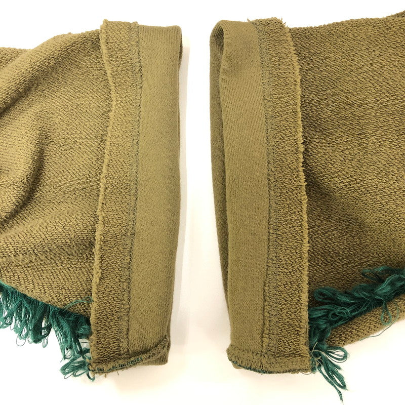 【中古品】【メンズ】 DISCOVERED ディスカバード フリンジ付き メキシカンパーカー風 フーディー 147-260819-sｍ-02-otoh カラー：カーキ 万代Net店
