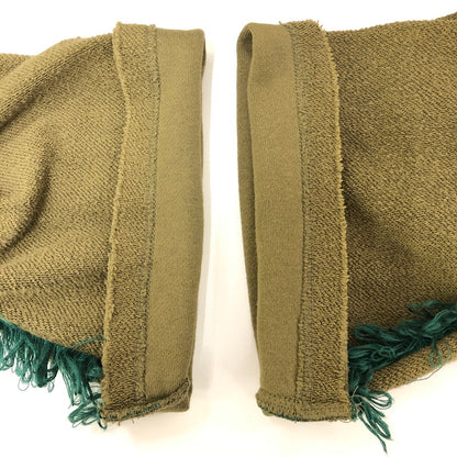 【中古品】【メンズ】 DISCOVERED ディスカバード フリンジ付き メキシカンパーカー風 フーディー 147-260819-sｍ-02-otoh カラー：カーキ 万代Net店
