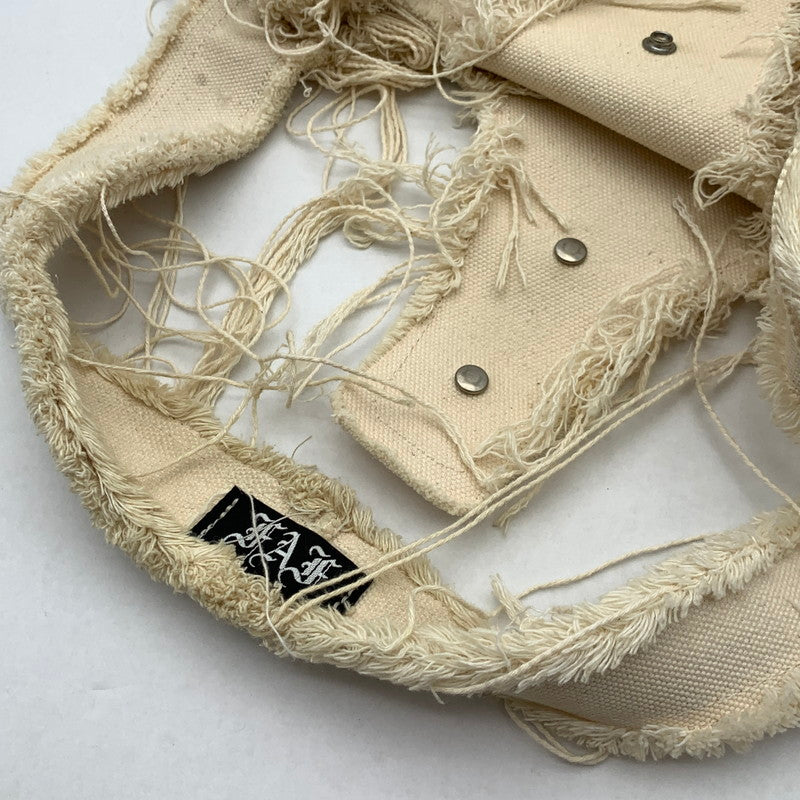 【中古品】【メンズ】 FAF FAKE AS FLOWERS HARD BAG PROTOTYPE003 トードバッグ ブランド カバン キャンバス 188-260412-gm-31-fuz カラー：アイボリー 万代Net店