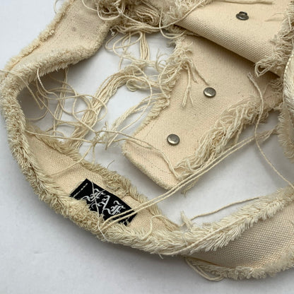 【中古品】【メンズ】 FAF FAKE AS FLOWERS HARD BAG PROTOTYPE003 トードバッグ ブランド カバン キャンバス 188-260412-gm-31-fuz カラー：アイボリー 万代Net店