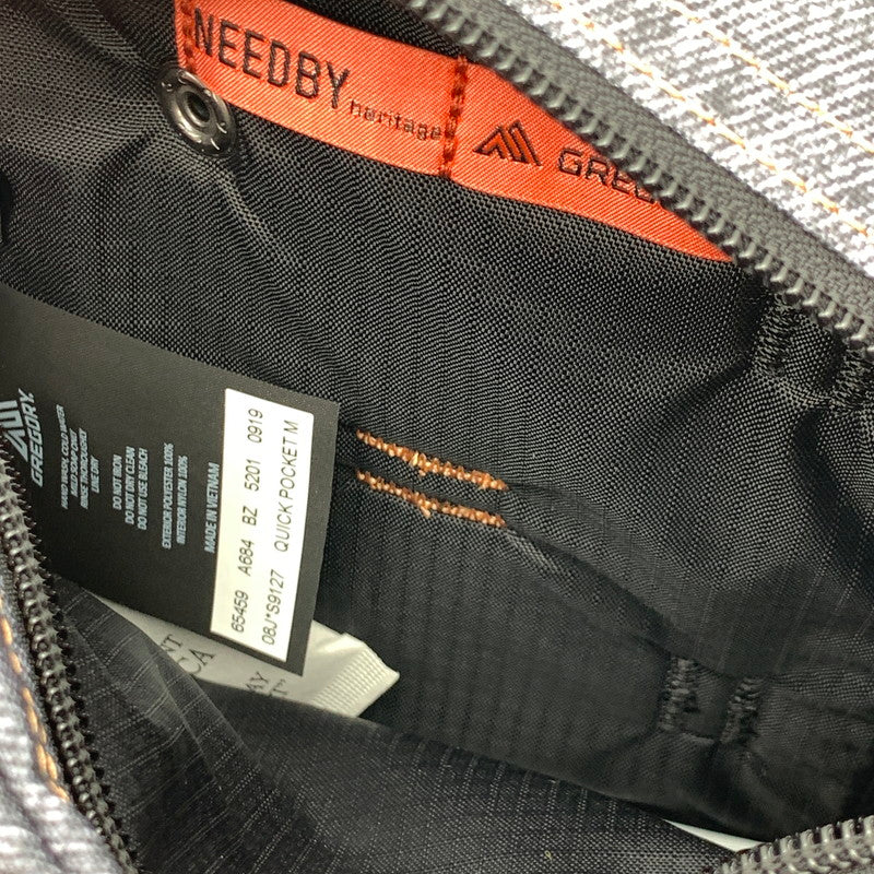 【中古美品】【メンズ】 GREGORY グレゴリー ショルダーバッグ ブランド カバン 188-260412-gm-34-fuz カラー：ブラック デニム 万代Net店