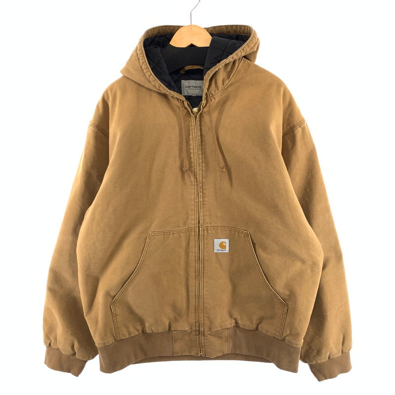 【中古品】【メンズ】 Carhartt カーハート ACTIVE JACKET アクティブジャケット アウター ブランド 古着 145-260418-gm-32-fuz サイズ：XL カラー：ブラウン 万代Net店