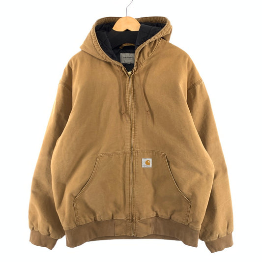 【中古品】【メンズ】 Carhartt カーハート ACTIVE JACKET アクティブジャケット アウター ブランド 古着 145-260418-gm-32-fuz サイズ：XL カラー：ブラウン 万代Net店