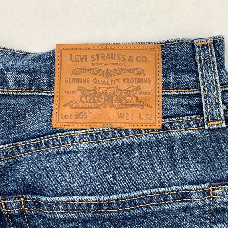 【中古品】【メンズ】 Levi's リーバイス PC9-00505-1555 REGULAR FIT レギュラーフィット デニム ジーンズ ボトムス ブランド 古着 156-260411-gm-34-fuz サイズ：31 カラー：インディゴ 万代Net店