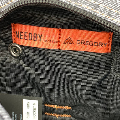 【中古美品】【メンズ】 GREGORY グレゴリー ショルダーバッグ ブランド カバン 188-260412-gm-34-fuz カラー：ブラック デニム 万代Net店