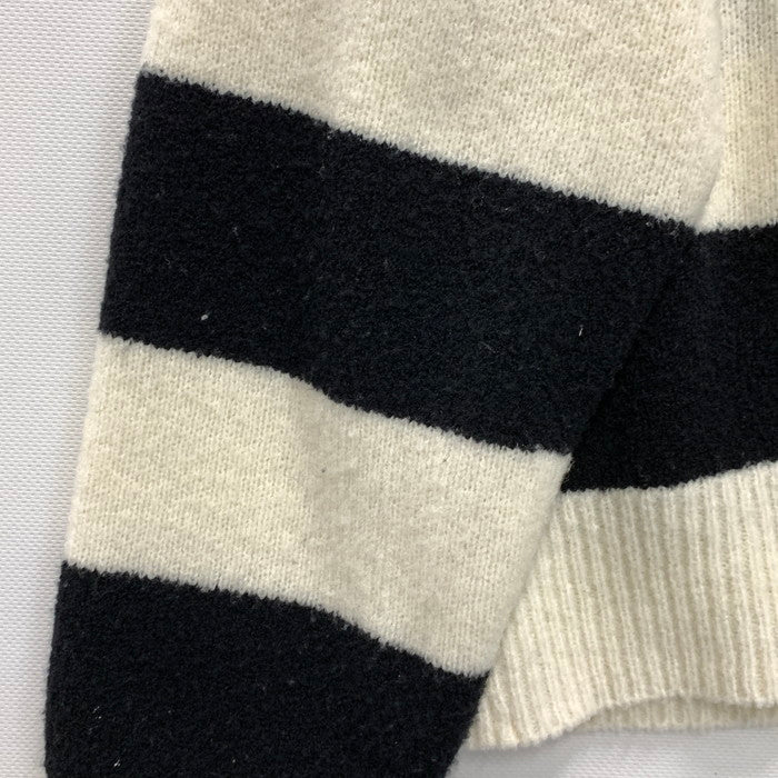 【中古品】【メンズ】 LIBERAL ARTS LA-10-03-0223 ボーダーニットカーディガン トップス ブランド 古着 142-250928-gm-39-fuz サイズ：FREE カラー：ブラック ホワイト 万代Net店
