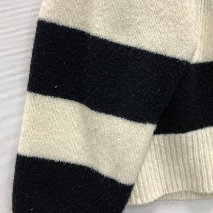 【中古品】【メンズ】 LIBERAL ARTS LA-10-03-0223 ボーダーニットカーディガン トップス ブランド 古着 142-250928-gm-39-fuz サイズ：FREE カラー：ブラック ホワイト 万代Net店