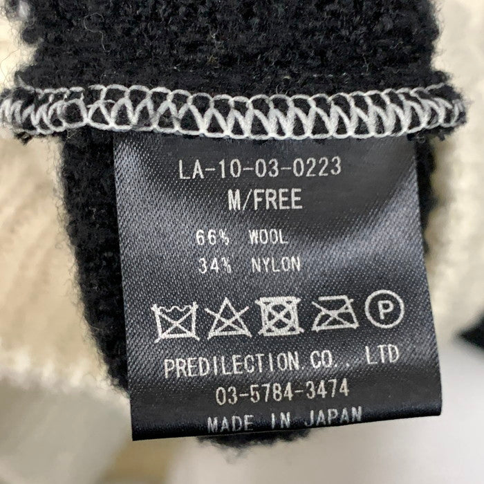 【中古品】【メンズ】 LIBERAL ARTS LA-10-03-0223 ボーダーニットカーディガン トップス ブランド 古着 142-250928-gm-39-fuz サイズ：FREE カラー：ブラック ホワイト 万代Net店