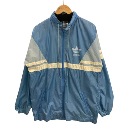 【中古品】【メンズ】 adidas アディダス 80s ナイロンジャケット アウター ブランド 古着 145-250817-gm-13-fuz サイズ：US18 カラー：ブルー 万代Net店